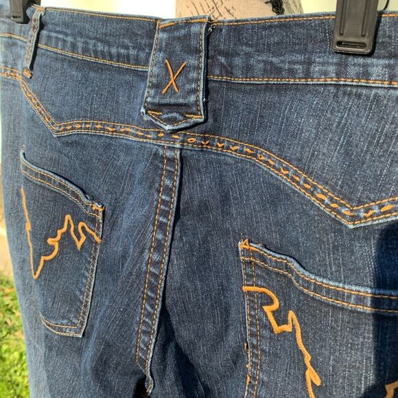 Belle Sport Dark Wash Midrise Blue Jeans - Picture 8 of 13